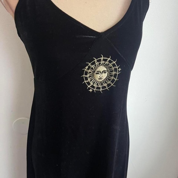 Killstar duskmourn velvet dress size M fairycore style hem - Picture 3 of 6